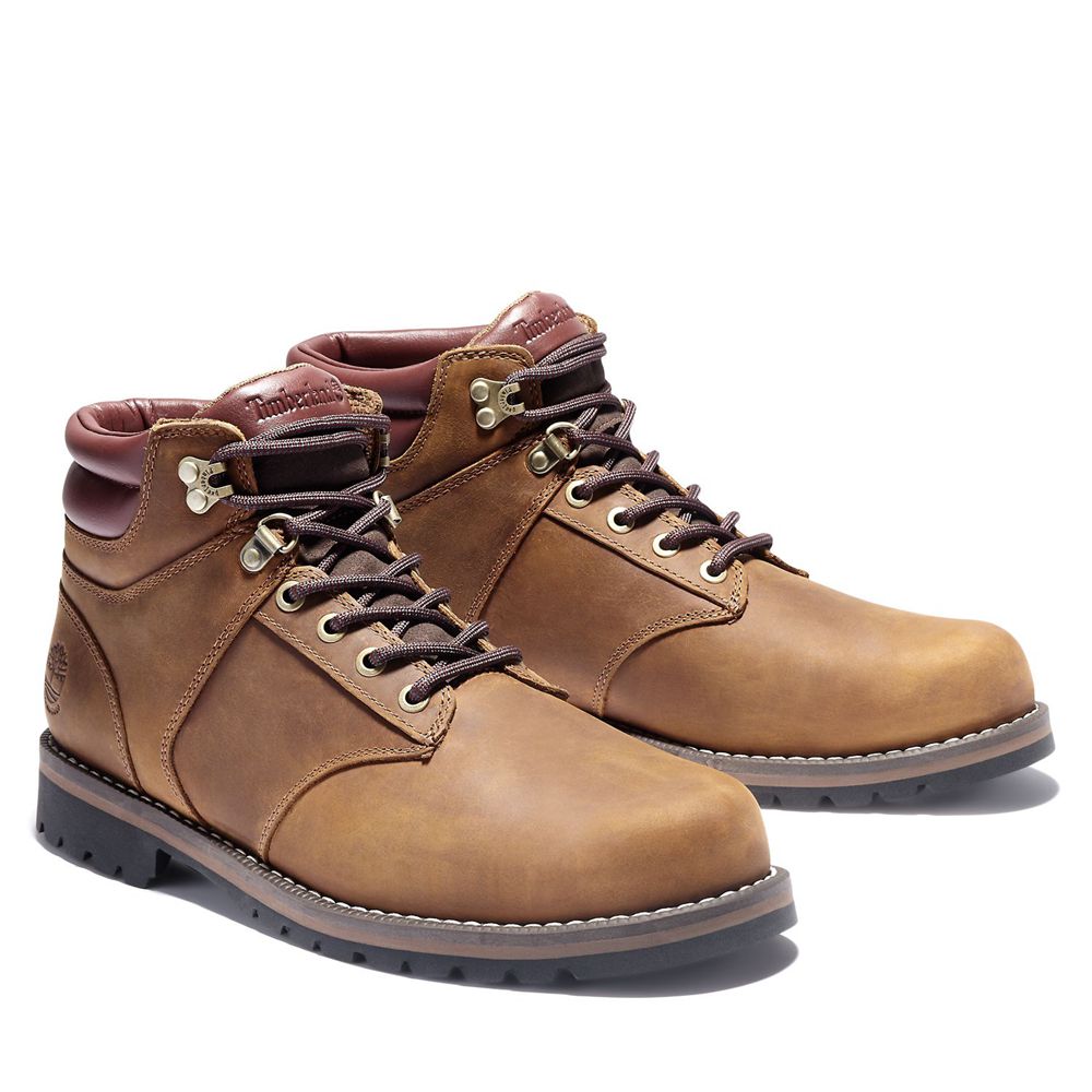 Timberland Mens Hiking Boots Redwood Falls Waterproof Mid - Brown - India RY7980541